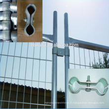 Clôture temporaire galvanisée à chaud bon marché / Vente chaude de panneaux de clôture temporaire standard de l&#39;Australie